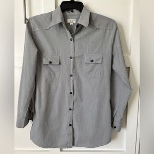Matchstick Button Down Tunic Shirt